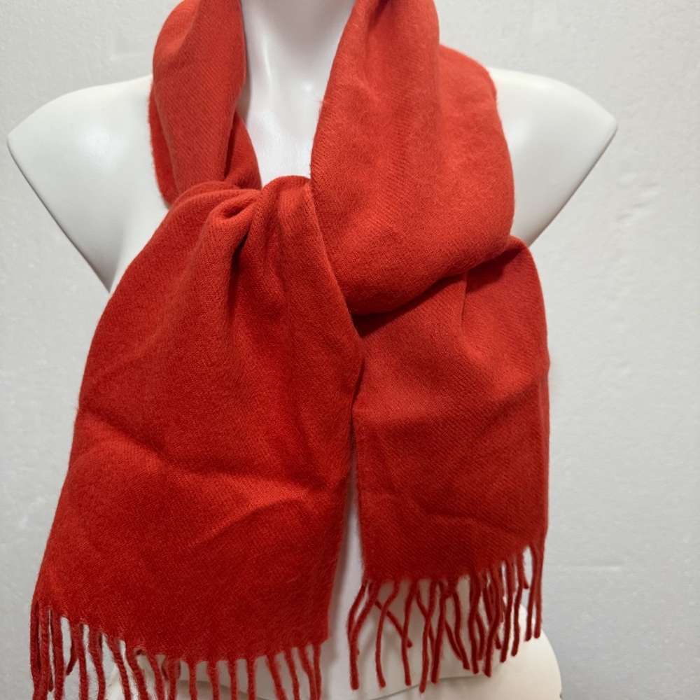 Alpaca 111  100% Baby Alpaca Women's Orange Scarf